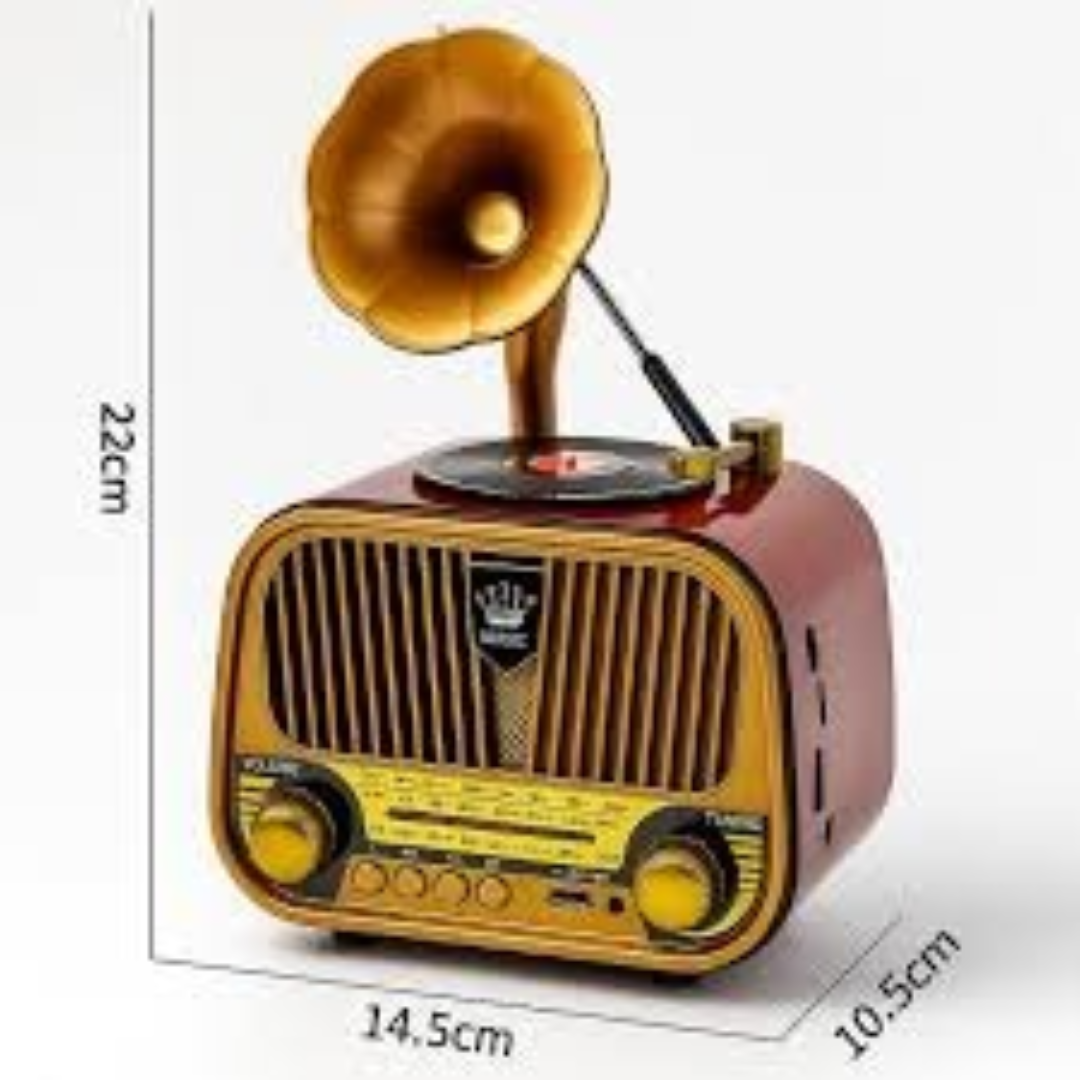 Radio Vintage Meier 1319™ (Diseño toca discos vintage decorativo)